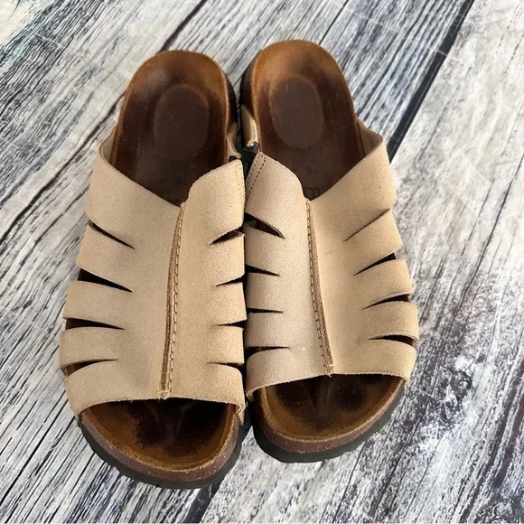 Birkenstock Betula Tan Leather Women's Sandals - Picture 3 of 8